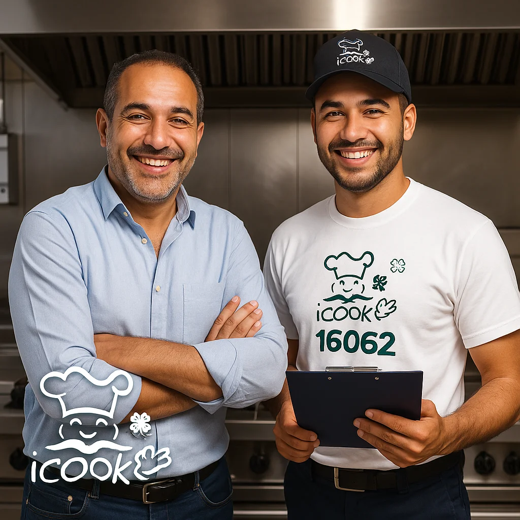 عميل صاحب مطعم اتصل بصيانة icook لصيانة بوتاجاز اي كوك الخاص بمطعمه
